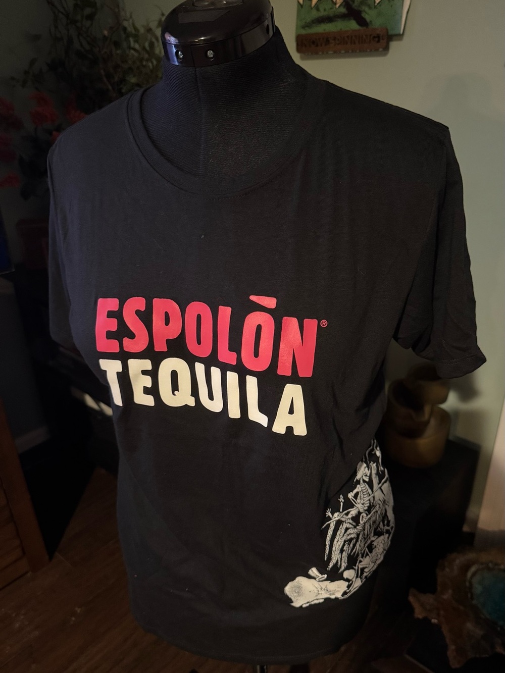 Tequila Black Short Sleeve Logo Tee - Women
